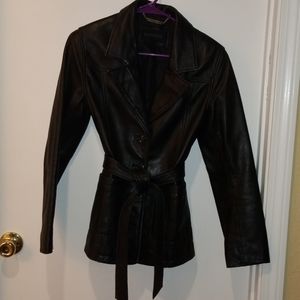 Express leather jacket.  XS